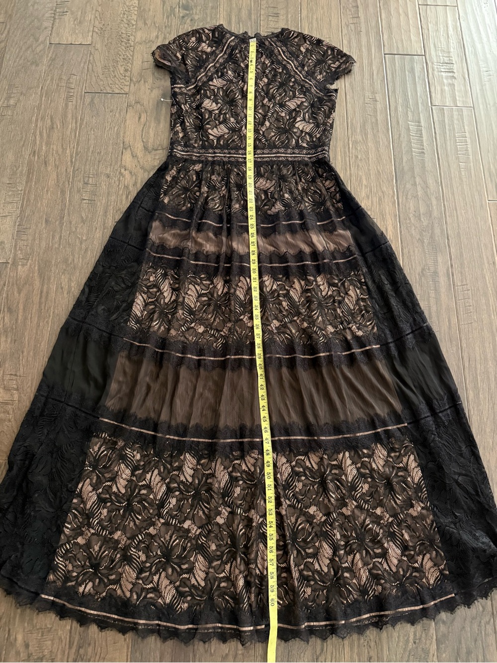 Tadashi Shoji Lace A-Line Gown - Picture 8 of 9